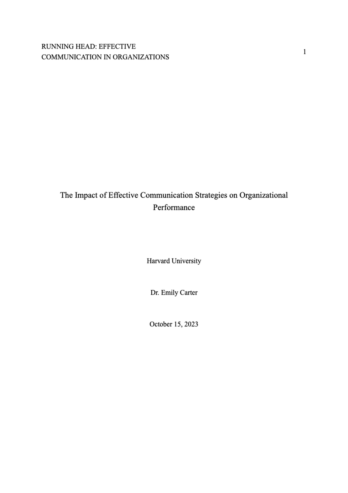 Academic paper cover page Female Mimicry in Passerine Birds Ultius Inc_variant_2